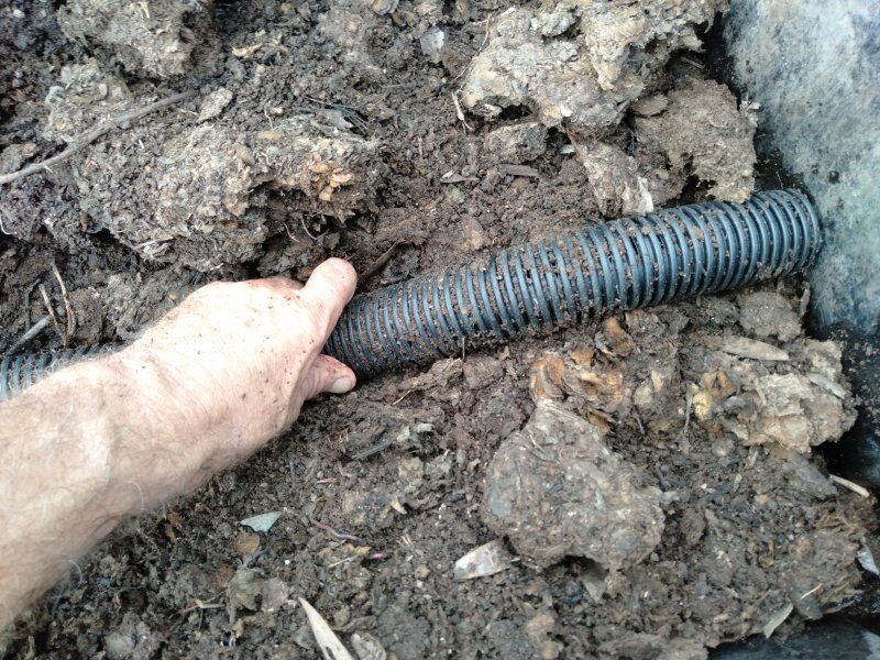 Soil dam in Gbiota bed