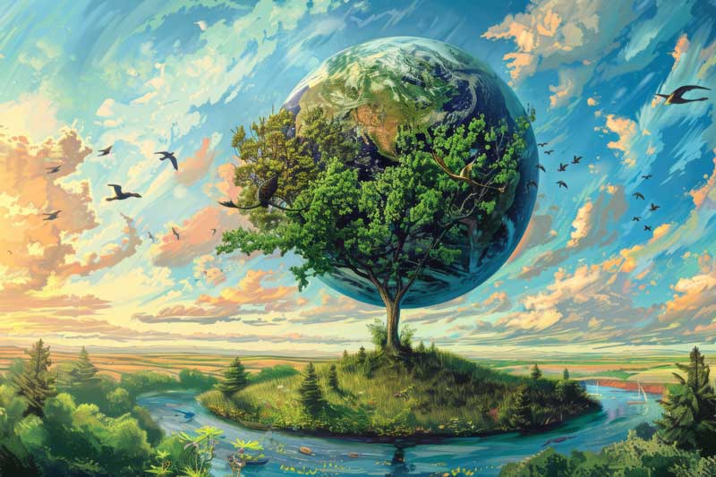 Earth Biodiversity Concept | Gbiota